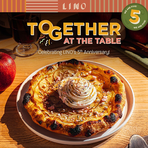 LINO INVITES YOU TO CELEBRATE TOGETHER AT THEIR TABLE